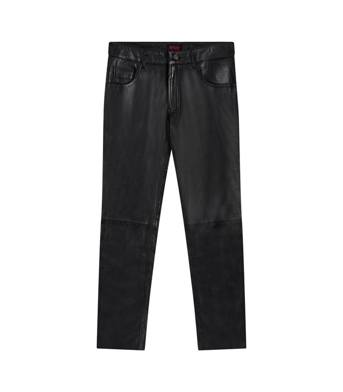 Pants Nappa Leather Schwarz | Aderlass