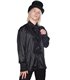 Riffle Victorian Shirt Satin Schwarz | Aderlass