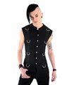 Ring Vest Denim Schwarz | Aderlass