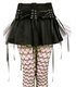 String Mini Denim Schwarz | Aderlass