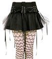 String Mini Denim Schwarz | Aderlass