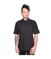 Military Shirt Denim Schwarz | Aderlass