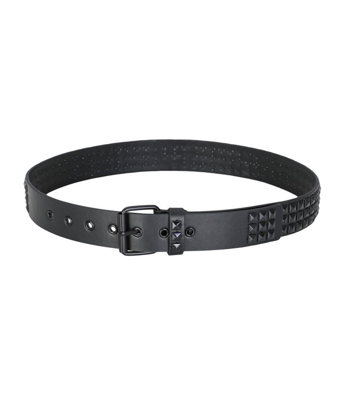 Studded Belt Nieteng√ºrtel Schwarz-Schwarz | Aderlass