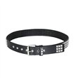 Studded Belt Nieteng√ºrtel Black-Silver | Aderlass