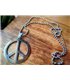 Halskette  Anhänger PEACE Stainless Steel | Mode Wichtig
