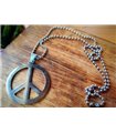 Halskette  Anhänger PEACE Stainless Steel | Mode Wichtig