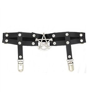 Suspender Belt Pentagram Schwarz | Lovesect Suspender Belt Pentagram Schwarz | Lovesect