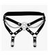 Suspender Belt Chain Pentagram Schwarz | Lovesect