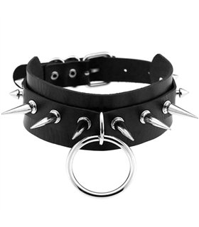 Choker O-Ring Killer Rivet Schwarz | Lovesect Choker O-Ring Killer Rivet Schwarz | Lovesect