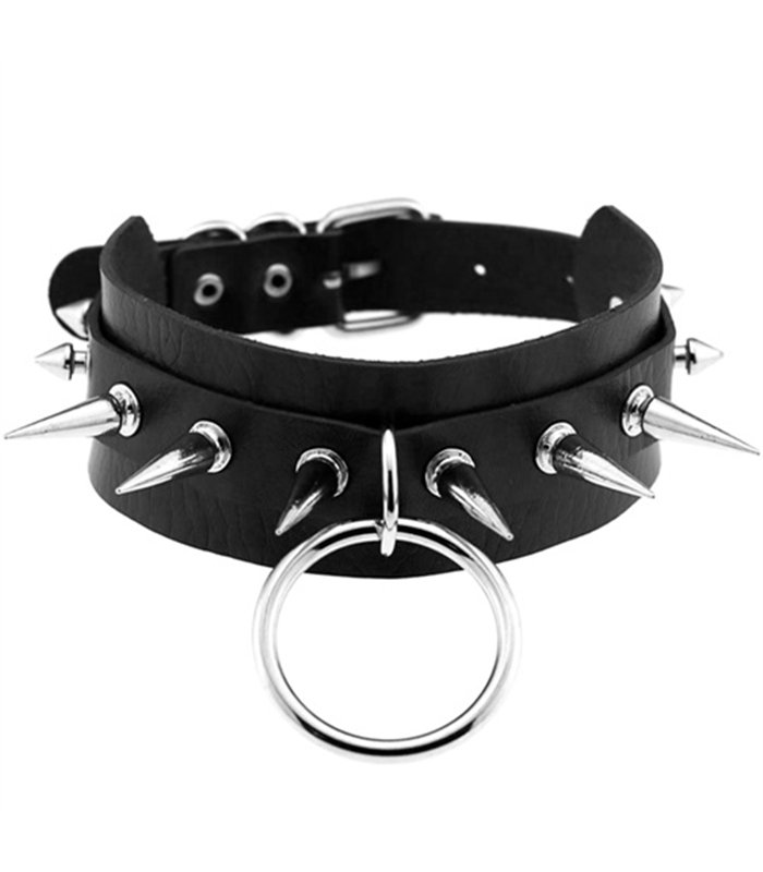 Choker O-Ring Killer Rivet Schwarz | Lovesect