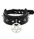 Choker Heavy Pentagram Schwarz | Lovesect