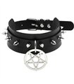 Choker Heavy Pentagram Schwarz | Lovesect