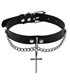 Choker Cross Schwarz | Lovesect