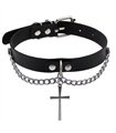 Choker Cross Schwarz | Lovesect
