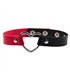 Choker Harlekin Schwarz Rot | Lovesect