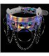 Choker O-Ring Chain Rave Holo | Lovesect