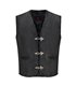 Cruiser Vest Leather Schwarz | Aderlass