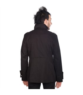 Military Jacket Denim Schwarz | Aderlass Military Jacket Denim Schwarz | Aderlass