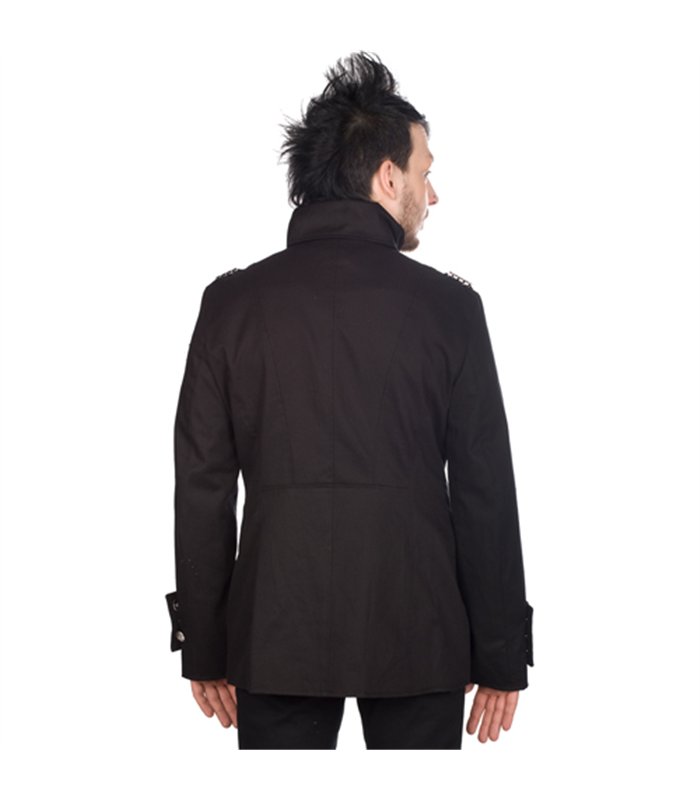 Military Jacket Denim Schwarz | Aderlass