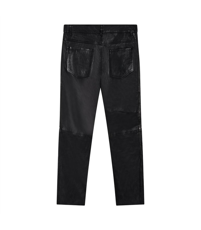 Pants Nappa Leather Schwarz | Aderlass