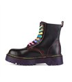 Aderlass 8-Eye Boots Plateau Leather Pride Edition Black-Purple Aderlass 8-Eye Boots Plateau Leather Pride Edition Black-Purple