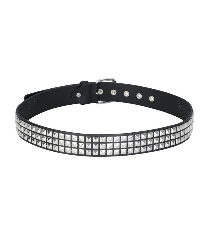 Studded Belt Nieteng√ºrtel Black-Silver | Aderlass