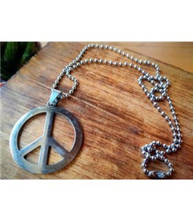 Halskette  Anhänger PEACE Stainless Steel | Mode Wichtig Halskette  Anhänger PEACE Stainless Steel | Mode Wichtig