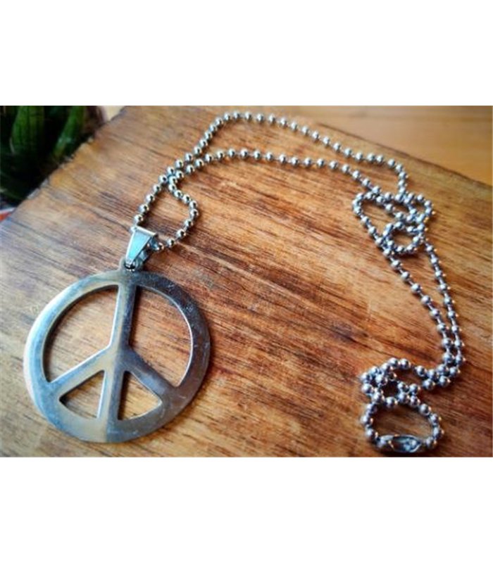 Halskette  Anhänger PEACE Stainless Steel | Mode Wichtig