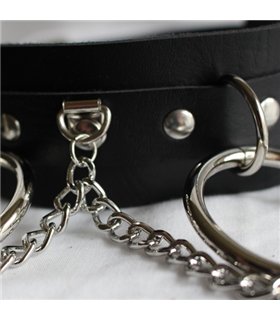 Choker O-Ring Chain Schwarz | Lovesect Choker O-Ring Chain Schwarz | Lovesect