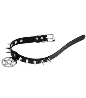 Choker Rivet Pentagram Schwarz | Lovesect Choker Rivet Pentagram Schwarz | Lovesect