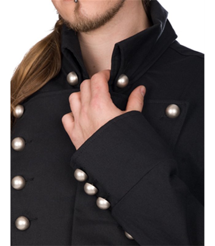 Admiral Coat Denim Schwarz | Aderlass