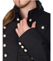 Admiral Coat Denim Schwarz | Aderlass Admiral Coat Denim Schwarz | Aderlass