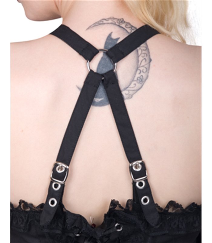 Lolita Wing Dress Denim Schwarz | Aderlass