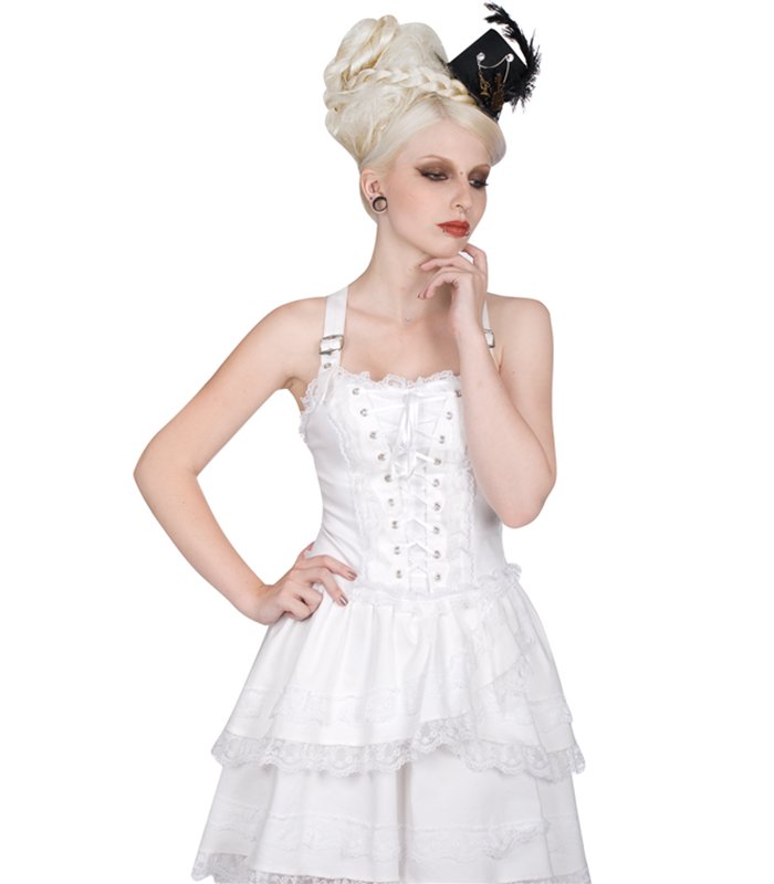 Lolita Wing Dress Denim wei√ü | Aderlass