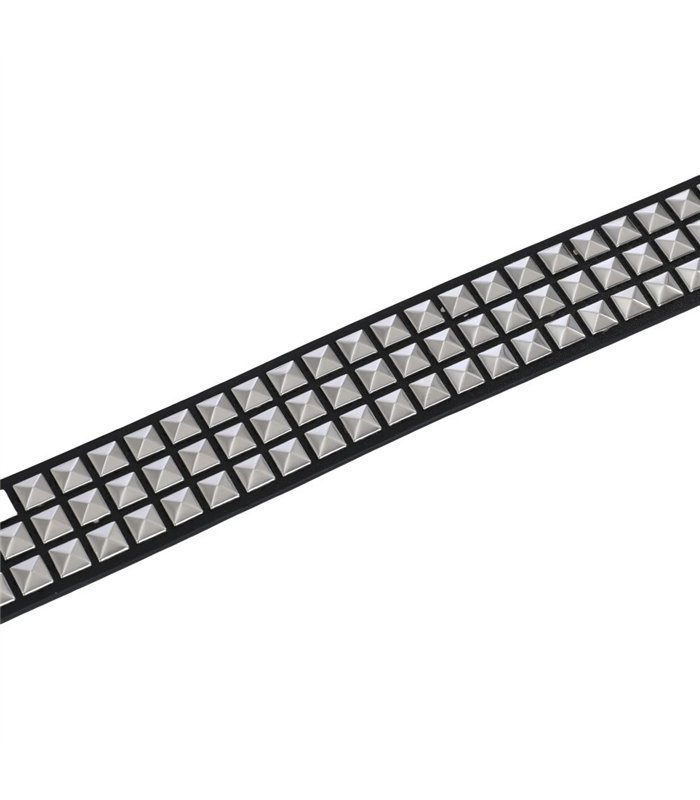 Studded Belt Nieteng√ºrtel Black-Silver | Aderlass