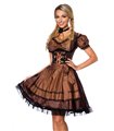 Sexy Premium Bluse &  Dirndl aus edlem Jacquard Karneval Halloween