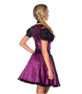 Sexy Premium Bluse &  Dirndl aus edlem Jacquard Karneval Halloween