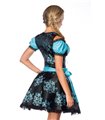 Sexy Premium Bluse &  Dirndl aus edlem Jacquard Karneval Halloween