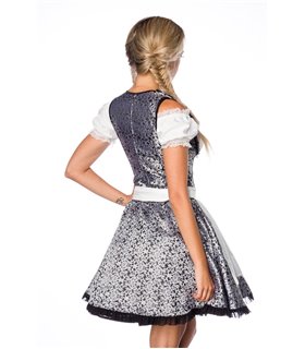 Sexy Premium Bluse &  Dirndl aus edlem Jacquard Karneval Halloween