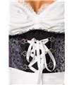 Sexy Premium Bluse &  Dirndl aus edlem Jacquard Karneval Halloween