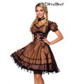 Sexy Premium Bluse &  Dirndl aus edlem Jacquard Karneval Halloween