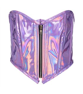 Aderlass Bustier Holo Blue-Purple