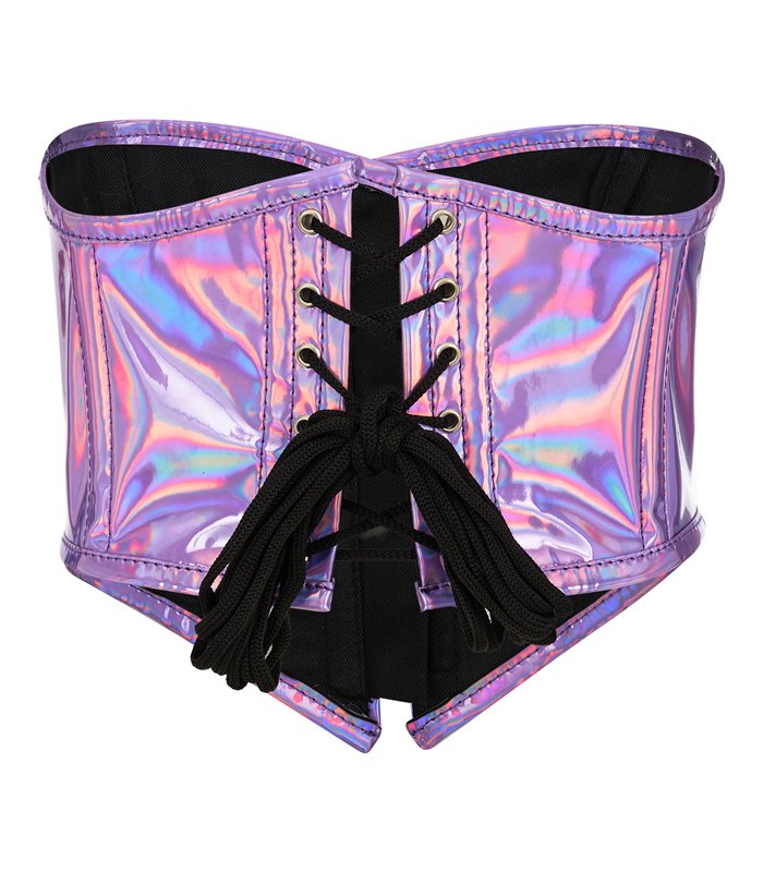 Aderlass Bustier Holo Blue-Purple