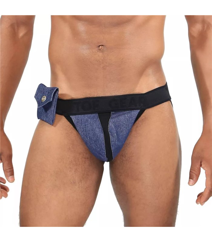 Jockstrap Cowboy-Style mit Push-Up & abnehmbarer Seitentasche | TOF