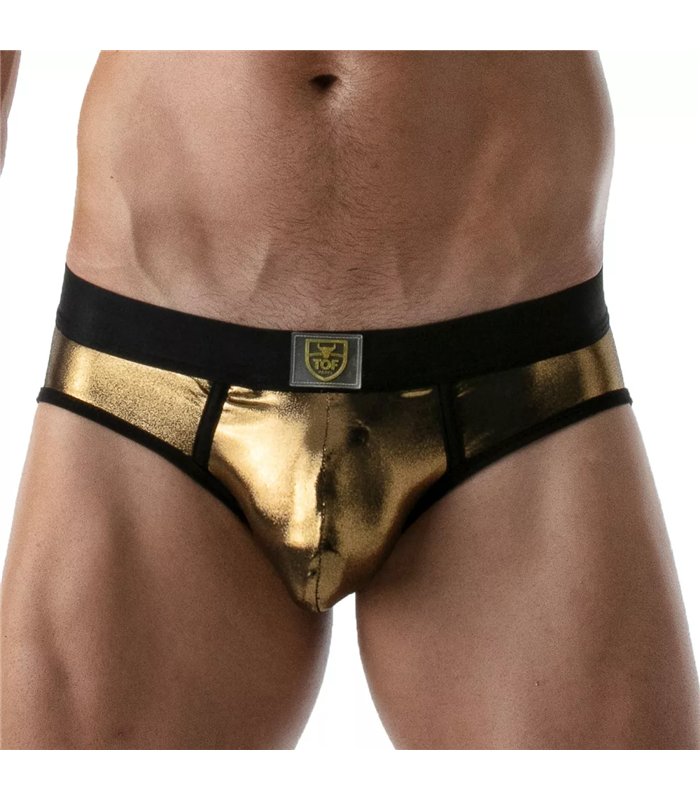 Herren Push-up Slips – Atmungsaktiv & nahtlos mit Metallic-Effekt | TOF