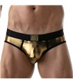 Herren Push-up Slips - Atmungsaktiv & nahtlos mit Metallic-Effekt | TOF