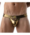 Jockstrap Herren Metallic Mikrofaser mit Lurex & Frontöffnung | TOF