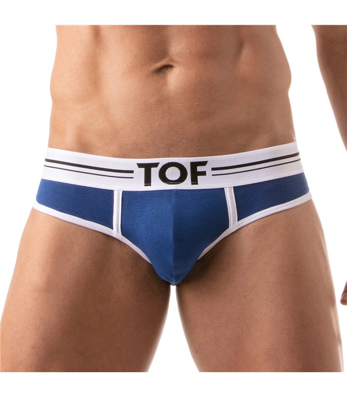 Herren Slip High-Cut – Baumwoll-Mix mit tiefem, gefüttertem Frontbereich | TOF