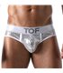 Slips mit Glitzereffekt & Jacquard-Bund – Silber & Gold | TOF
