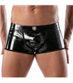 Boxershorts Herren glänzend mit elastischem Mesh-Einsatz und Logo | TOF
